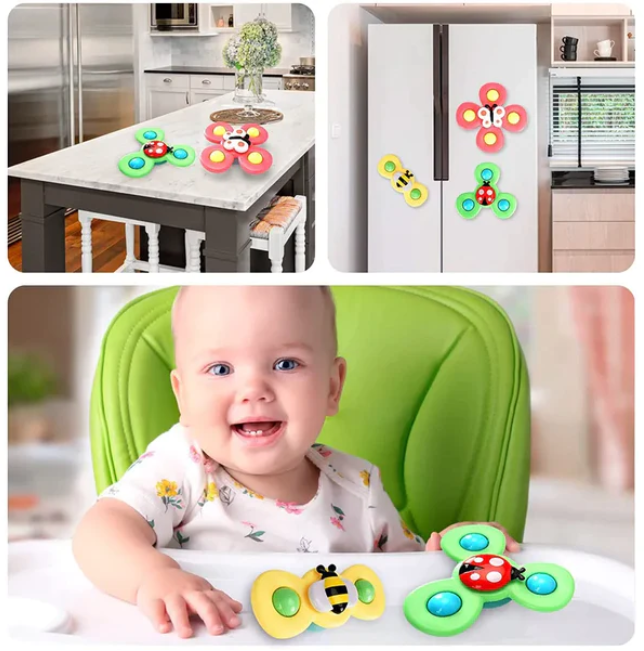 [COMPRE 1 LEVE 3] - KIT 3 BABYSPINNERS™ - O BRINQUEDO DOS BEBÊS