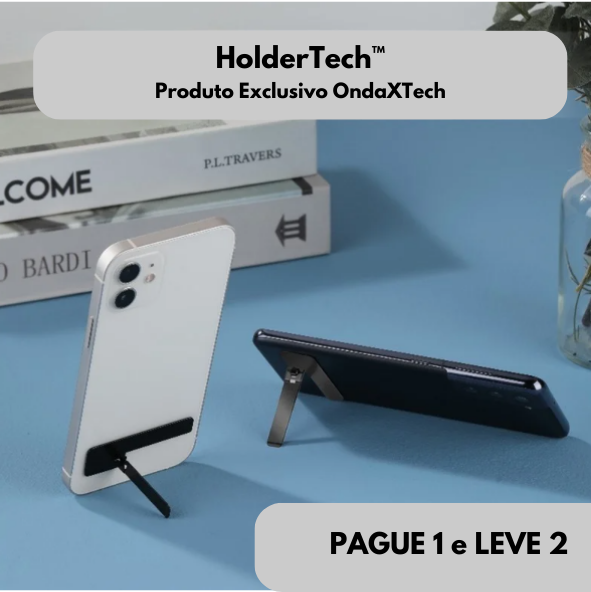 HolderTech™ - APOIE SEU CELULAR COM UM HOLDER MINIMALISTA - PAGUE 1 LEVE 2