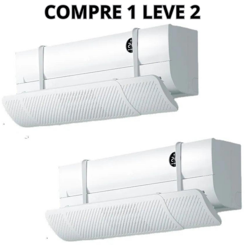 [COMPRE 1 LEVE 2] - KIT 2 DEFLETORES DE AR-CONDICIONADO AJUSTÁVEIS - [PROMOÇÃO LIMITADA]