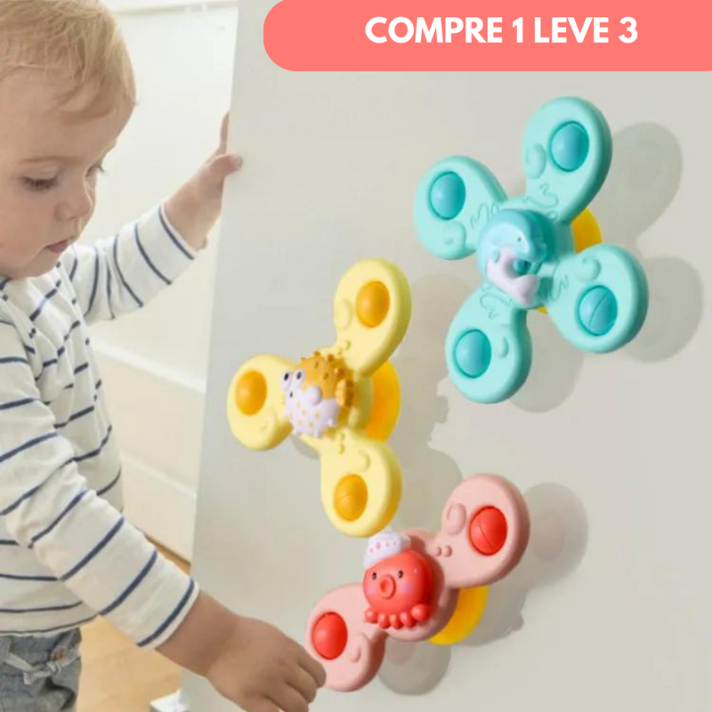 [COMPRE 1 LEVE 3] - KIT 3 BABYSPINNERS™ - O BRINQUEDO DOS BEBÊS