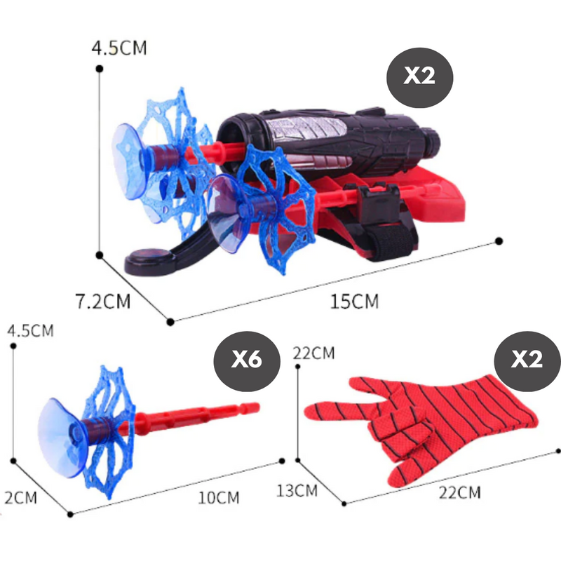 [COMPRE 1 LEVE 2] - KIT 2 LANÇADORES DE TEIA SPIDER-MAN